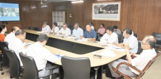 page3news-Chief Secretary Utl Kumar Singh while taking a review meeting through video conferencing