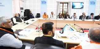 page3news-CM Trivendra Singh Rawat present at the meeting of the National Ganga Council