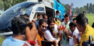 CM dhami reached kichha: