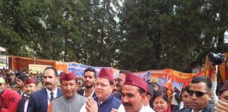 CM dhami in bageshwar