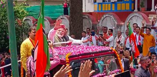 PM Modi Roadshow Dharamshala