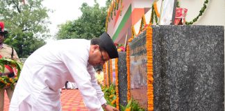 CM dhami in Khatima: