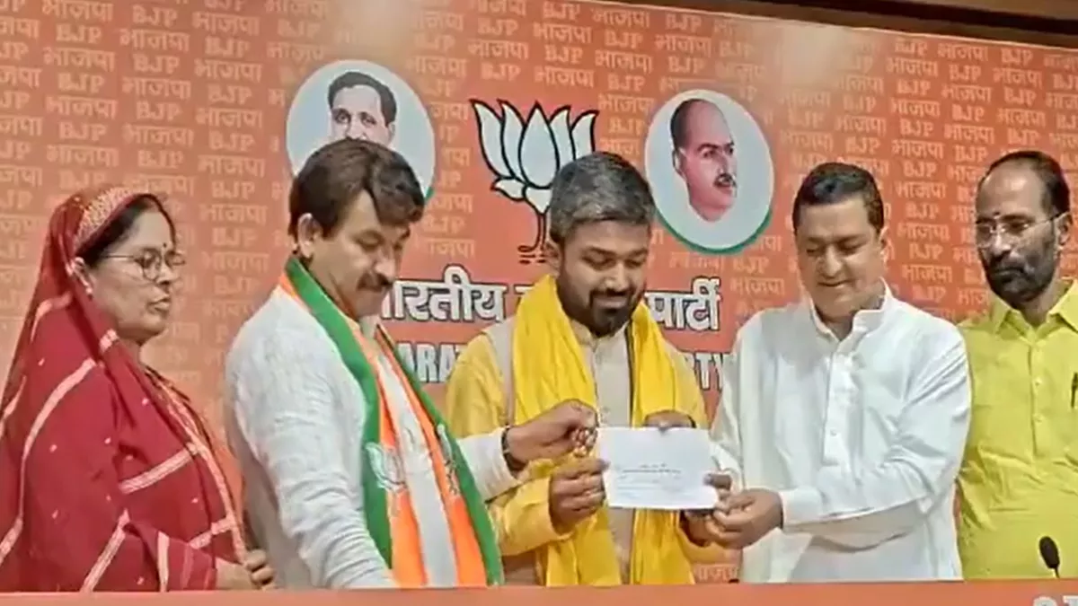 Manish Kashyap joins BJP