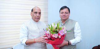 CM Dhami Meet Rajnath Singh