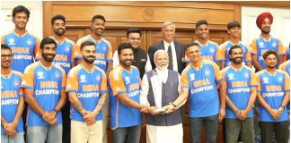 Team India Meet PM Modi