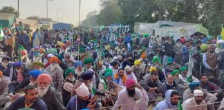 Farmers protest